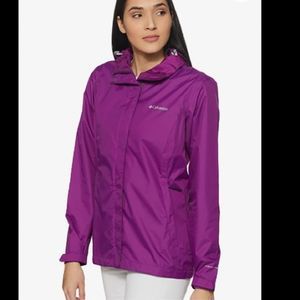 Columbia Omni-tech Waterproof Windbreaker Zip-up Jacket Shell